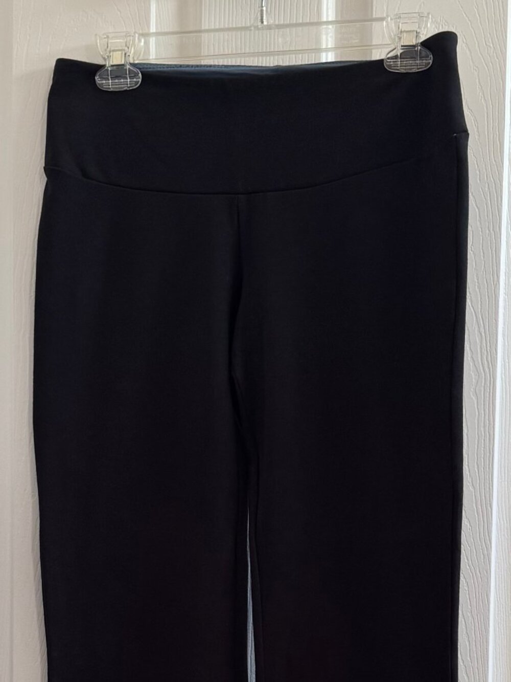 The Girls Women's Black Tummy Control Pant Boot Leg Sz M Stretch